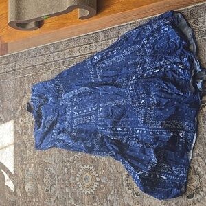 Universal Thread Strapless Blue Dress